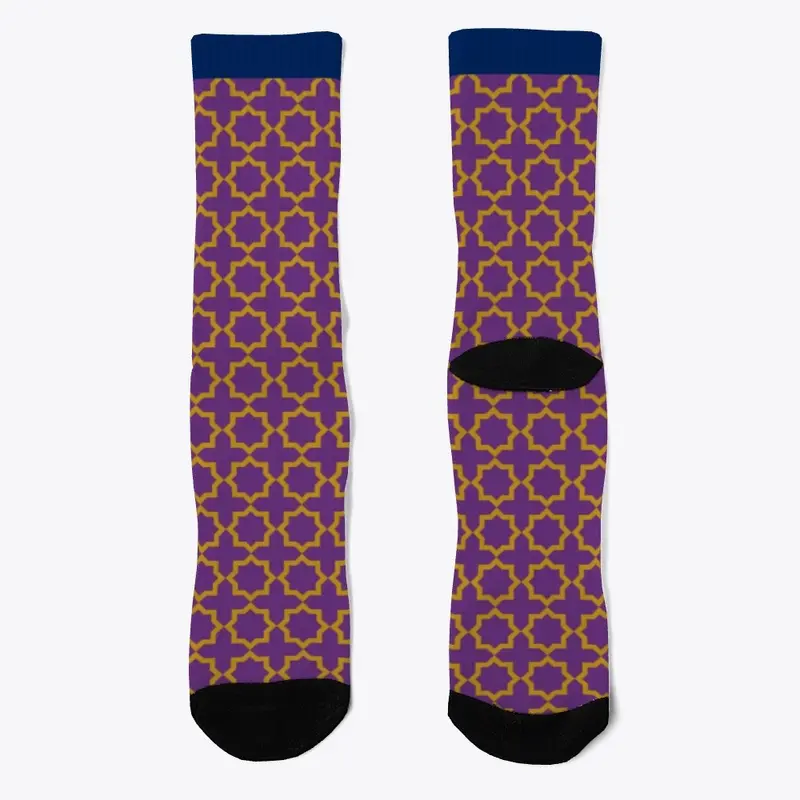 Islamic Geometric Design Socks