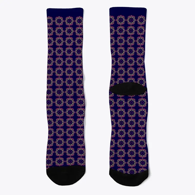 Muslim Geometric Design Socks